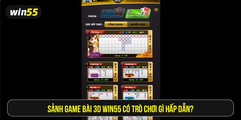 Tất cả trò chơi đều được trang bị hiệu ứng 3D sống động