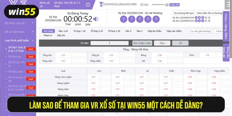 Bạn sẽ nhanh chóng làm chủ cách chơi VR xổ số