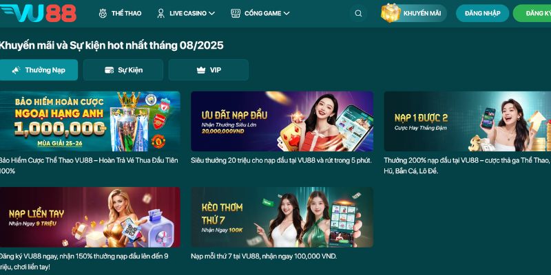 Nhà cái uy tín vu88