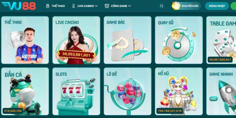 Nhà cái uy tín VU88